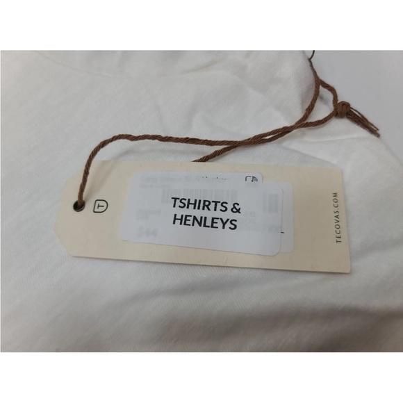 Tecovas Long Sleeve Slub Henley White Cotton Size XXL Mens NEW - Picture 4 of 9